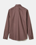 Slim-Fit Solid Sateen Dress Shirt