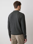 Long-Sleeve Polo Sweater