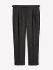 Tweed-Effect Tapered-Leg Pant