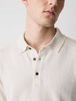 Long-Sleeve Polo Sweater