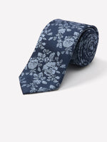 Regular Tie with Floral Pattern