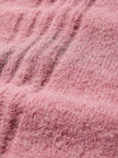 Wool-Blend Cap-Sleeve Crew-Neck Boxy Sweater