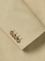 Tailored-Fit Butter Suit Blazer