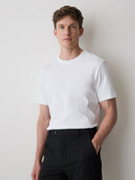 Solid Short-Sleeve Crew-Neck Tee