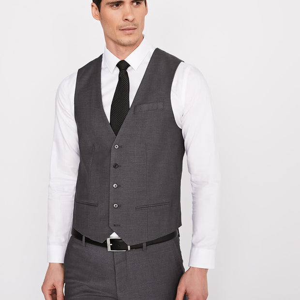 Wool-Blend Suiting Vest