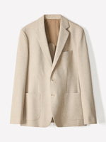 Slim Fit Knit Blazer