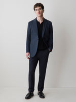 Slim Fit Knit Blazer