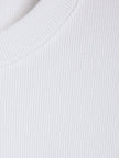 Short-Sleeve Crew-Neck Ribbed Tee