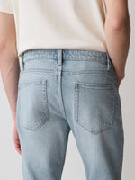 Slim-Fit Light-Wash Jeans