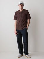 Slim-Fit Short-Sleeve Piqué-Knit Shirt