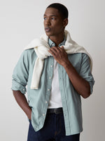 Long-Sleeve Textured Shirt
