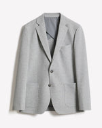 Slim-Fit Knit Blazer