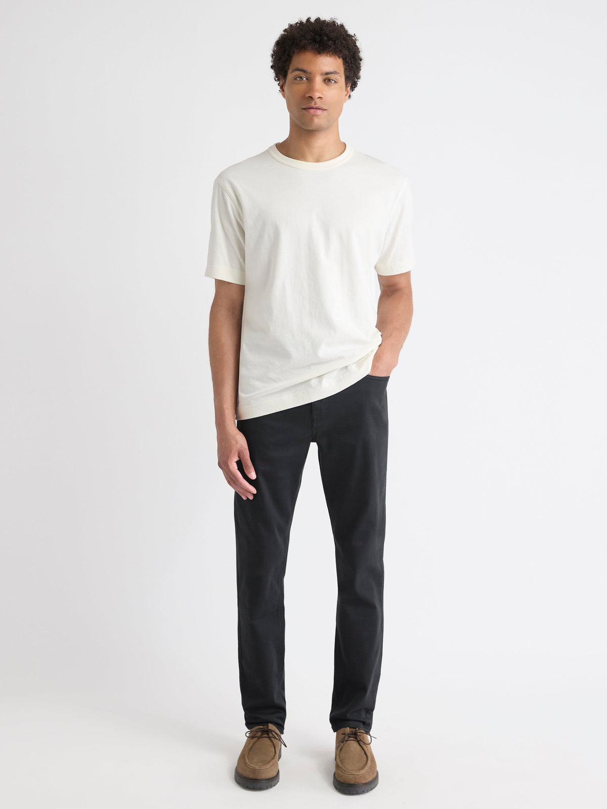 Slim-Fit Denim Pants