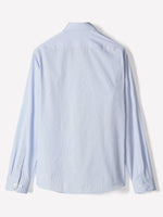Striped Oxford-Blue Tailored-Fit Shirt