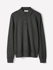 Long-Sleeve Polo Sweater