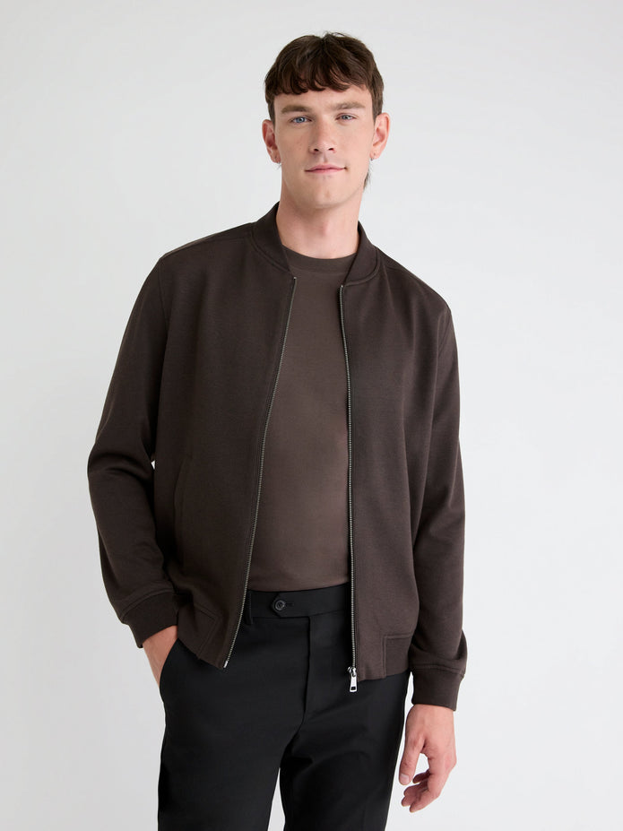 Chocolate Bomber Jacket