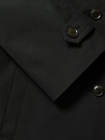Twill Trench Coat with Removable Belt
