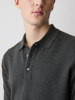 Long-Sleeve Polo Sweater