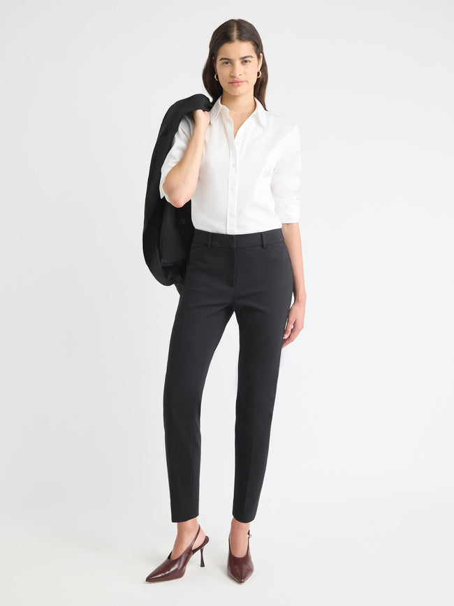 Limitless Mid-Rise Slim-Leg Signature Ankle Pant