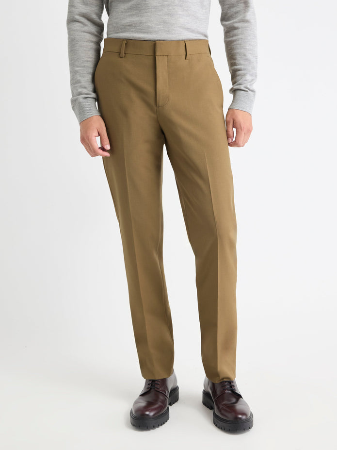 Slim-Fit Wool Suit Pant