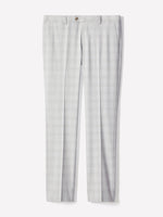 Slim Fit Grey Checkered Suit Pant