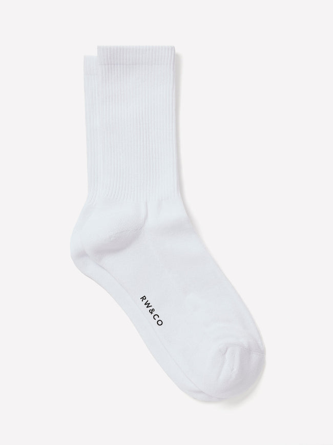 Solid Low Crew Socks