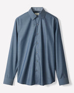 Tailored-Fit Denim-Like Dress Shirt