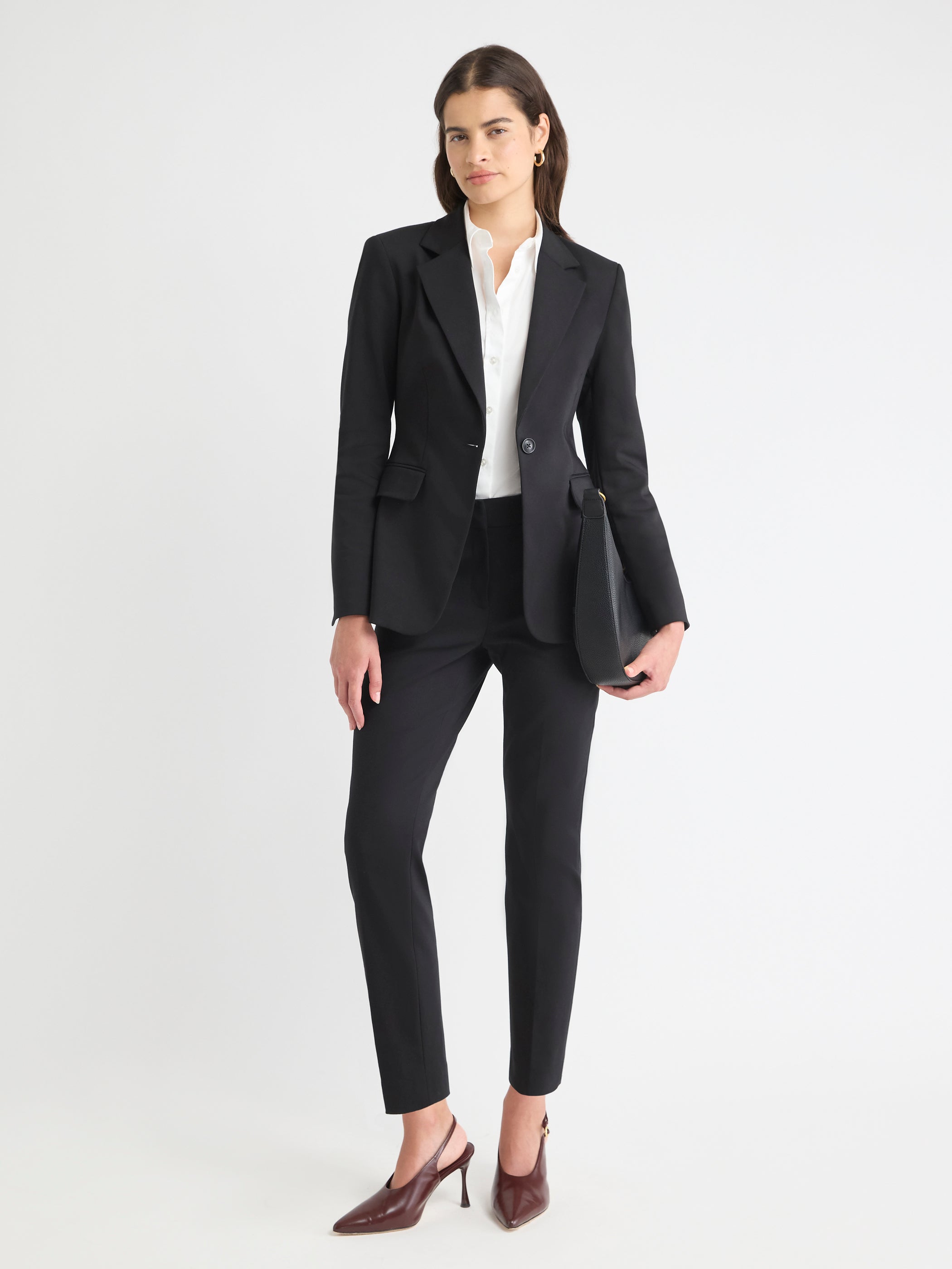 Limitless Mid-Rise Slim-Leg Signature Ankle Pant