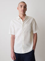 Short-Sleeve Linen Shirt