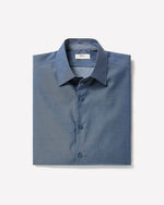 Tailored-Fit Denim-Like Dress Shirt