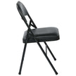 Vinyl Black Folding Chair Set of 4 for Office Use