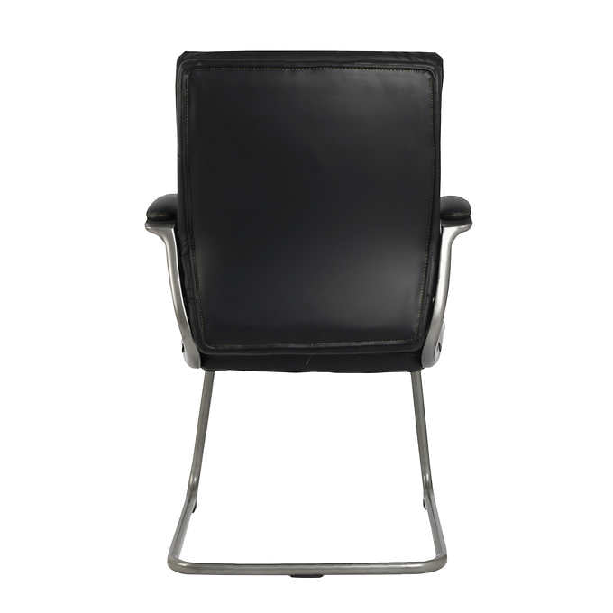 TygerClaw Mid Back Guest Office Chair, Black
