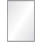 Parker Classic Rectangular Mirror with Black Iron Frame