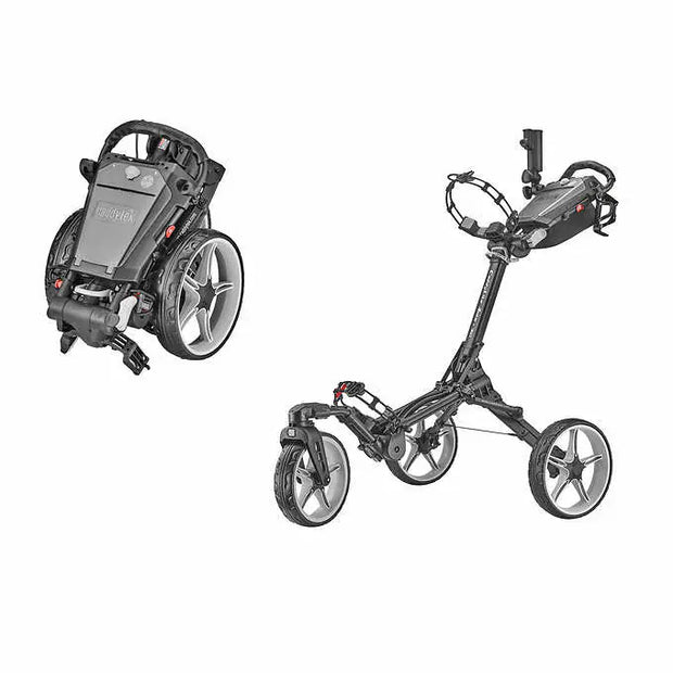 Caddytek 3 Wheel Golf Push Cart with Swivel Front Wheel