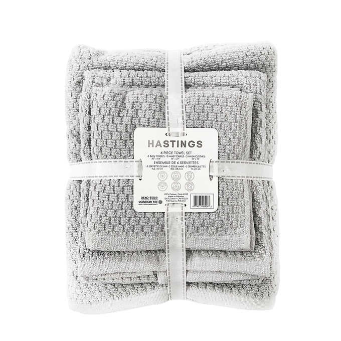Hastings 6 Piece Towel Set