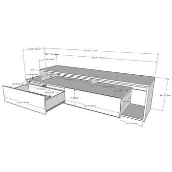 Tonik II 177.2 cm (69.8 in.) Television Stand