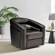 Paul Top-grain Leather Swivel Chair