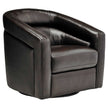 Paul Top-grain Leather Swivel Chair
