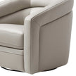 Paul Top-grain Leather Swivel Chair