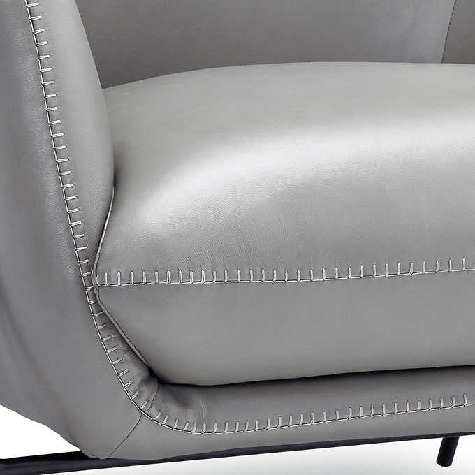 Wave Top-grain Leather Chair