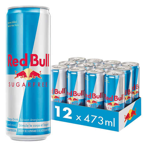 Red Bull Sugar-free Energy Drink, 12 x 473 mL