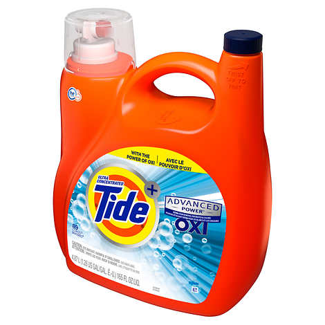 Tide Advanced Power Ultra Concentrated Liquid Laundry Detergent with Oxi 89 Loads