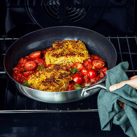 Blue Diamond Triple Steel Skillets, 2-piece