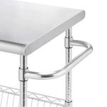 Trinity Stainless Steel Kitchen Cart 60.96cm (24in)