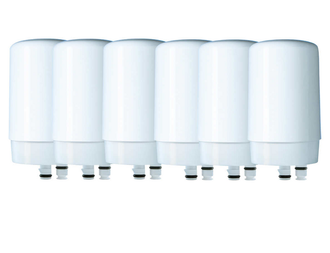Brita On Tap Faucet Water Filter System Replacement Filters, 6-pack