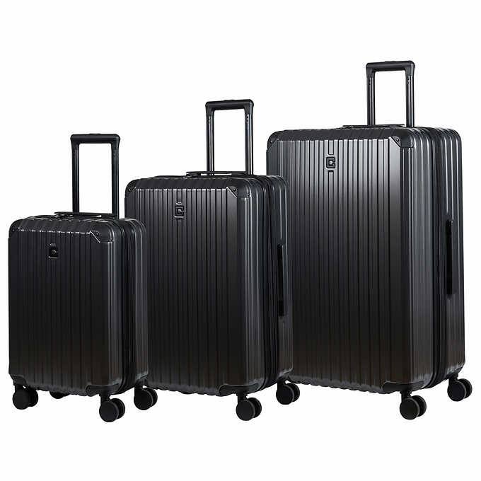 Champs Element Collection 3-Pieces Hardside Luggage Set