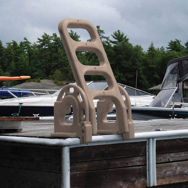 4 Step Polyethylene Dock Ladder Flip Up