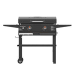 Blackstone 2-burner 34,000 BTU Cooking Station Propane Gas Griddle with Hood