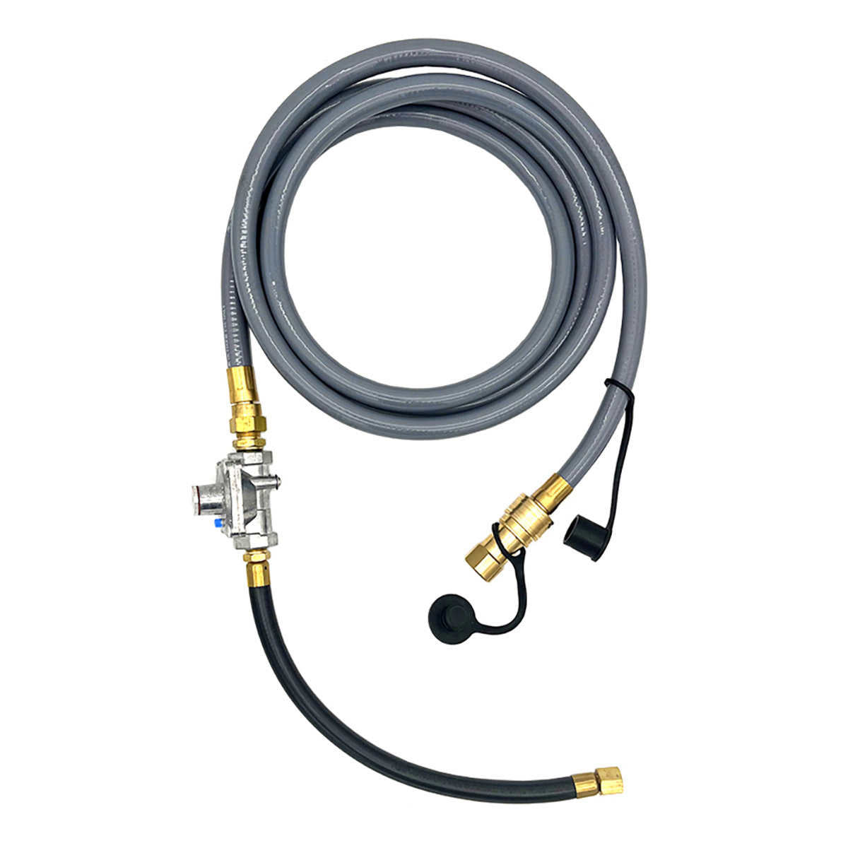 Natural Gas Hose and Regulator Connection Kit