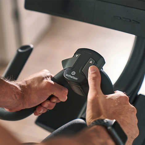 Echelon Connect EX8s Bike with Curved 60.96 cm (24 in.) Touchscreen with 1 Year Free Echelon Membership